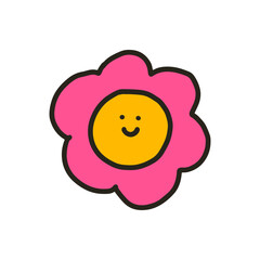 flower design icon vector illustration