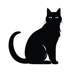 Cat silhouette vector