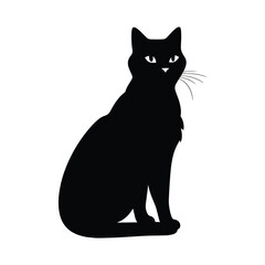 Cat silhouette vector
