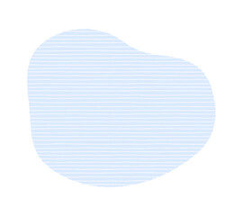 手描きのやわらかい抽象的な形 - しましまのシンプルでかわいい背景や装飾･あしらいの素材 - Blob