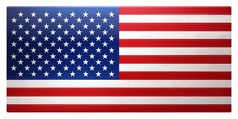 Obraz premium A modern graphic representation of the USA flag, vibrant and striking, symbolizes patriotism and national pride,