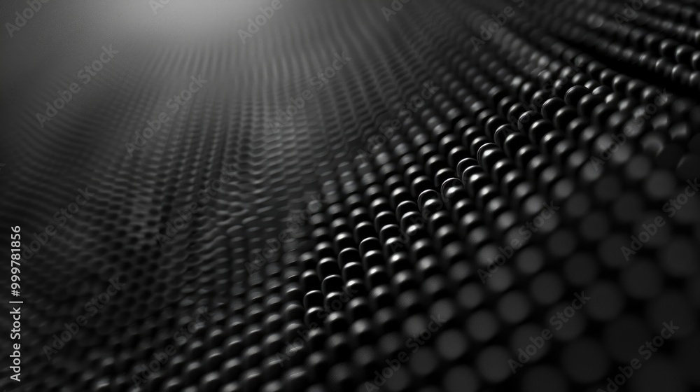 Aufkleber a close-up shot of a geometric pattern in black and white, great for adding visual interest to desig