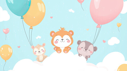 Vector animal background