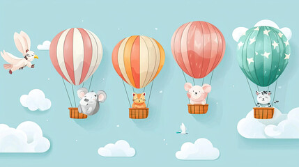 Vector animal background