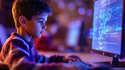 Asset Education School Student Computer Network Technology Concept