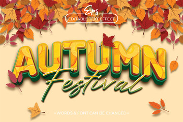 a poster for autumn festival shows a fall festival.
