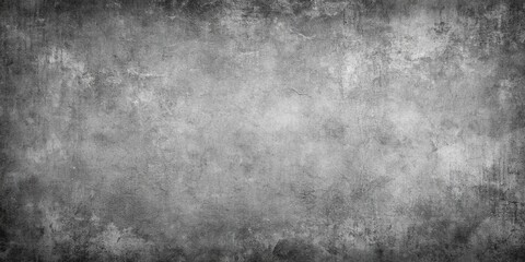 Fototapeta premium Gritty monochrome grunge texture in black and grey, asymmetrical
