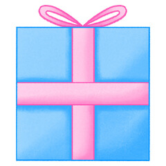 Gift box on PNG background, Drawing