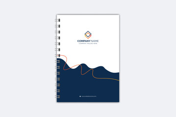 Professional modern creative notebook cover template