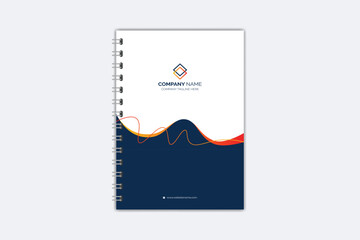 Professional modern creative notebook cover template