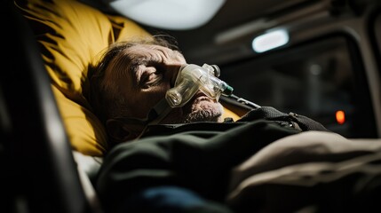 Patient in Ambulance