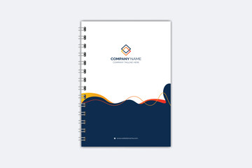 Professional modern creative notebook cover template