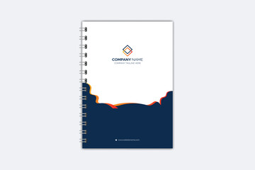 Professional modern creative notebook cover template