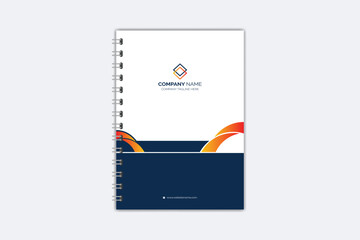 Professional modern creative notebook cover template