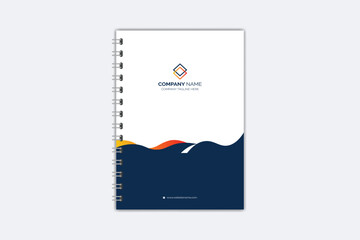 Professional modern creative notebook cover template