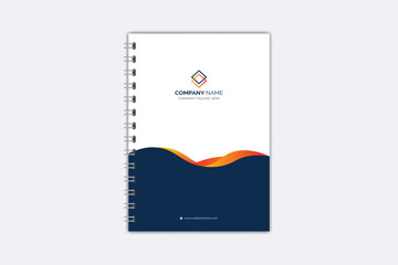 Professional modern creative notebook cover template