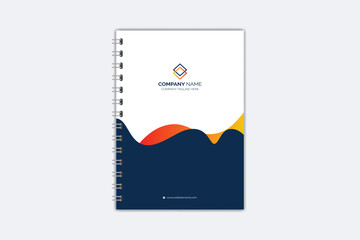 Professional modern creative notebook cover template