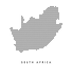 Obraz premium Dotted Map of South Africa 