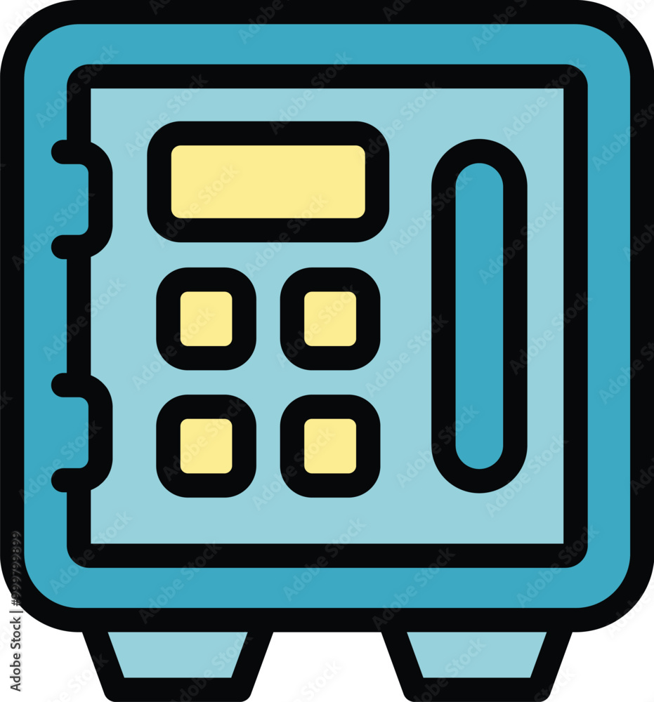 Poster secure your valuables with a modern electronic safe featuring a keypad and display for enhanced prot