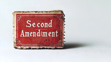 Second Amendment Vintage Sign