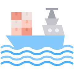 Cargo Ship Icon