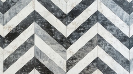 Chevron Patterned Wall