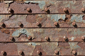 Obraz premium Background with antique elements of part of the doors of the fortress wall in the city of Acre