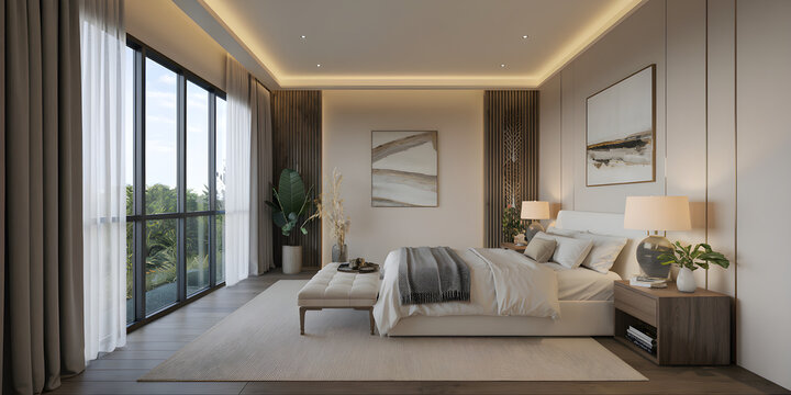 modern bedroom design beautiful ambiance