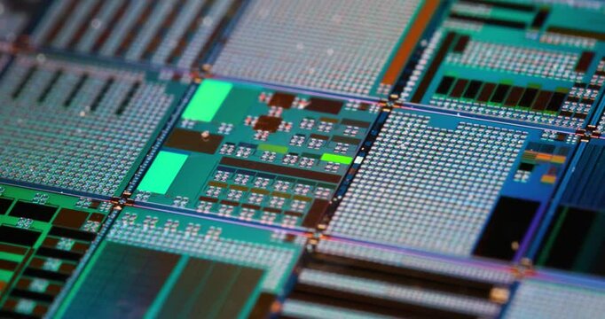Silicon semiconductor wafer close-up. In electronics, a wafer also called a slice or substrate is a thin slice of semiconductor, a crystalline silicon, used for the fabrication of integrated circuits