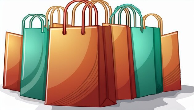 Craft bags full of rustic allure.  