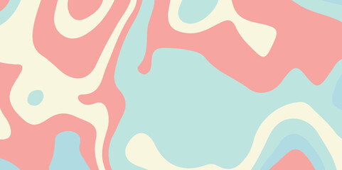 Abstract modern background vector with wave papercut style. Wavy bold curved lines and squiggles ornament. Colorful children origami design with creative carve