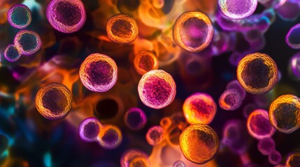 Colorful Abstract Cells