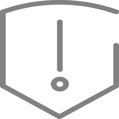 Single isolated icon with outline style icon on white background
