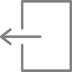 Single isolated icon with outline style icon on white background
