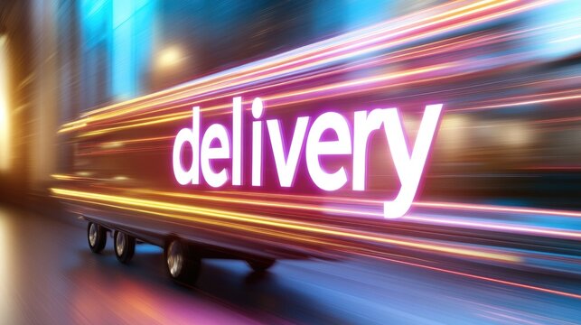 A vibrant red delivery van showcases its sleek design in a modern environment, emphasizing efficiency and accessibility