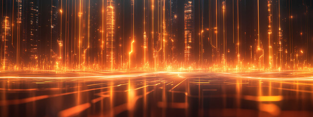 Cybernetic Waves of Neon Energy