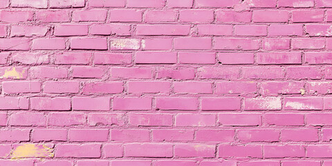 Textured Pink Brick Wall Background