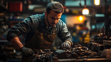 Obraz premium Craftsmanship in Action
