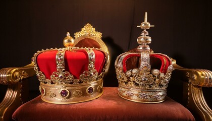 King's crown, a symbol of power.  