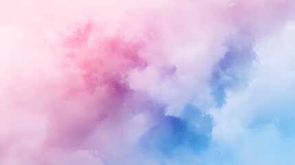 soothing pastel background with gentle gradients of pink, blue, and lavender, creating a dreamy and calming atmosphere