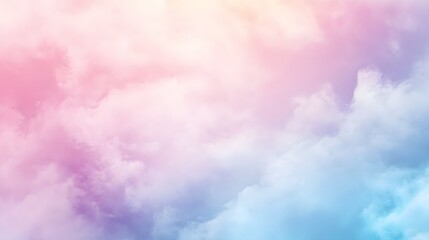 soothing pastel background with gentle gradients of pink, blue, and lavender, creating a dreamy and calming atmosphere