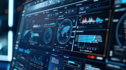 Digital Dashboard with Global Data