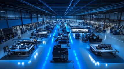 Fototapeta premium High-Tech Manufacturing Facility