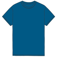 navy blue front tshirt mockup