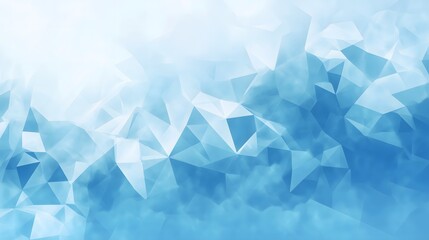 Obraz premium Abstract Geometric Blue Ice Texture with Soft Gradient Effect_5