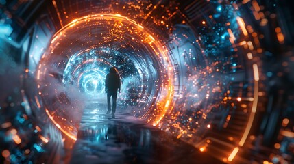 Quantum realm exploration startup, subatomic tourism: A startup explores the quantum realm, offering subatomic tourism experiences that take adventurers into the very fabric of reality itself. 