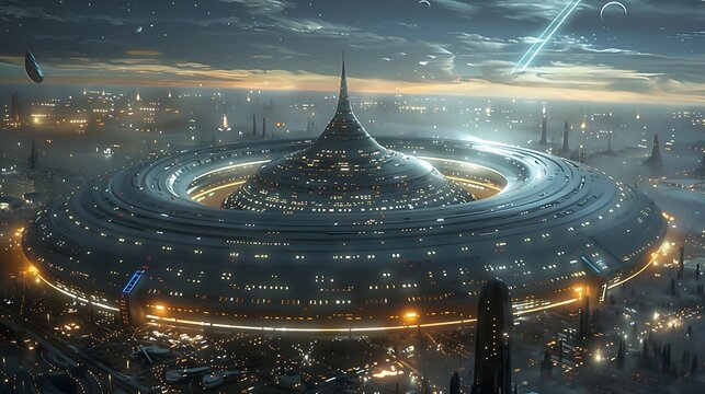 Galactic federation embassy on Earth, interstellar diplomacy: A galactic federation embassy on Earth facilitates interstellar diplomacy, serving as the official point of contact between humanity 