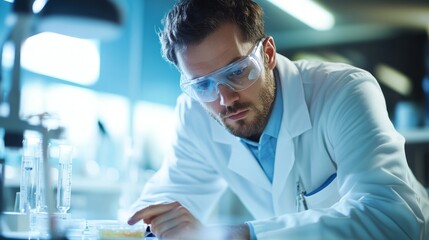 Scientist Working in Laboratory