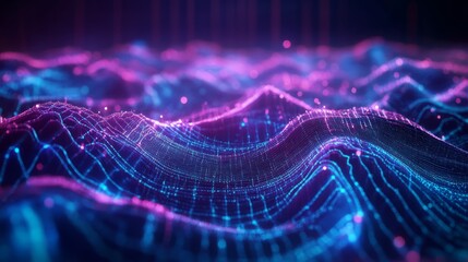 Abstract Digital Waves