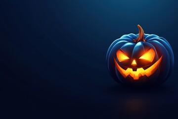 Naklejka premium Halloween Spooky Nighttime Scene Horizontal background with bats, full moon, witch castle, evil trees, graves, ghosts. Happy Halloween vector scary design. Halloween banner, party invitation